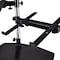 Pyle Pyle Portable Dual Laptop Stand - Adjustable Height, Ergonomic Design, for DJ Mixer, Gaming, Home PLPTS45 - alternate 9